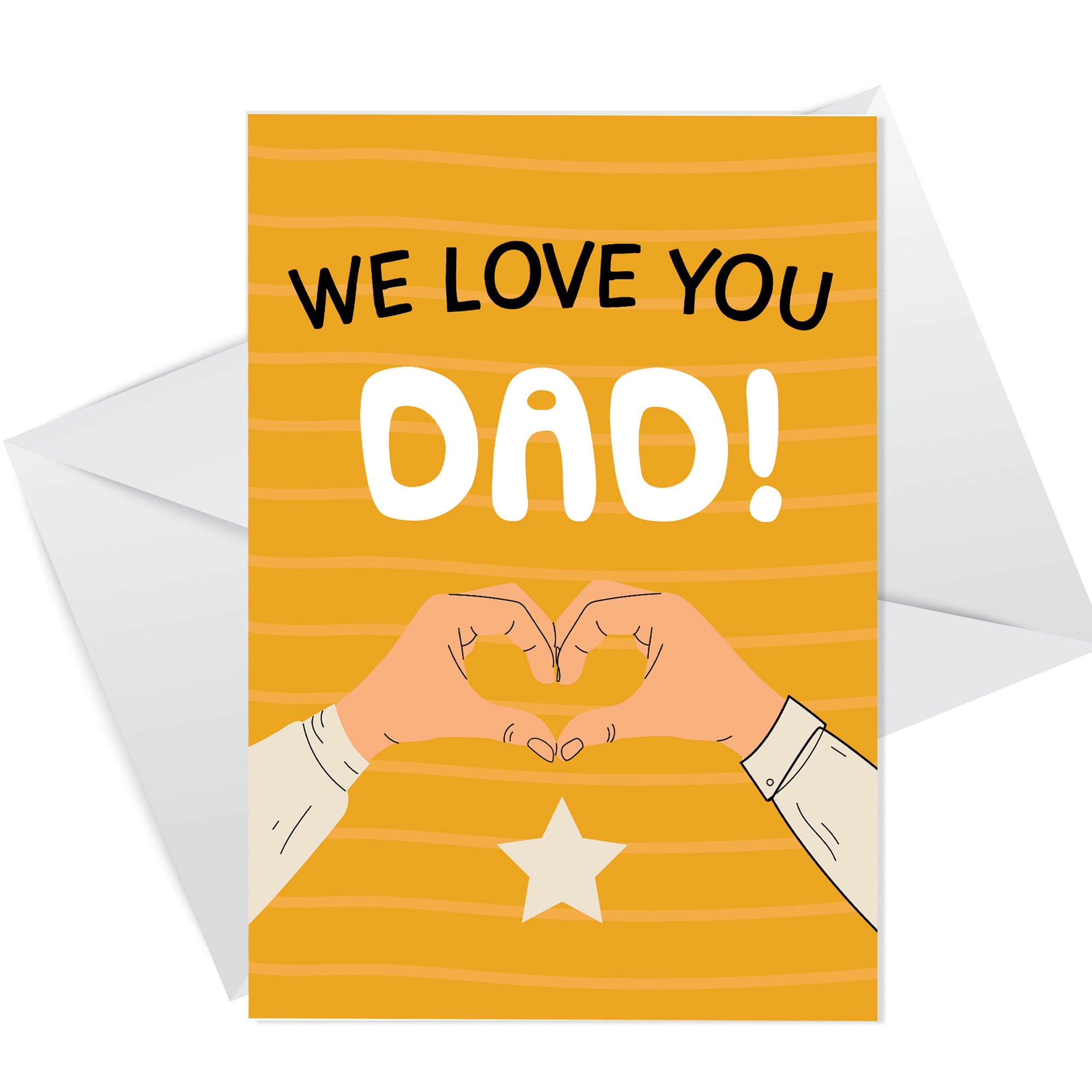 Fathers Day Card For Dad WE LOVE YOU DAD CARD Dad Birthday Card – Red ...