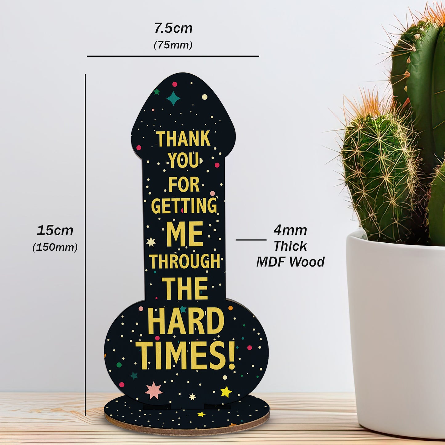 Funny Rude Friendship Plaque Thank You Gift For Best Friend
