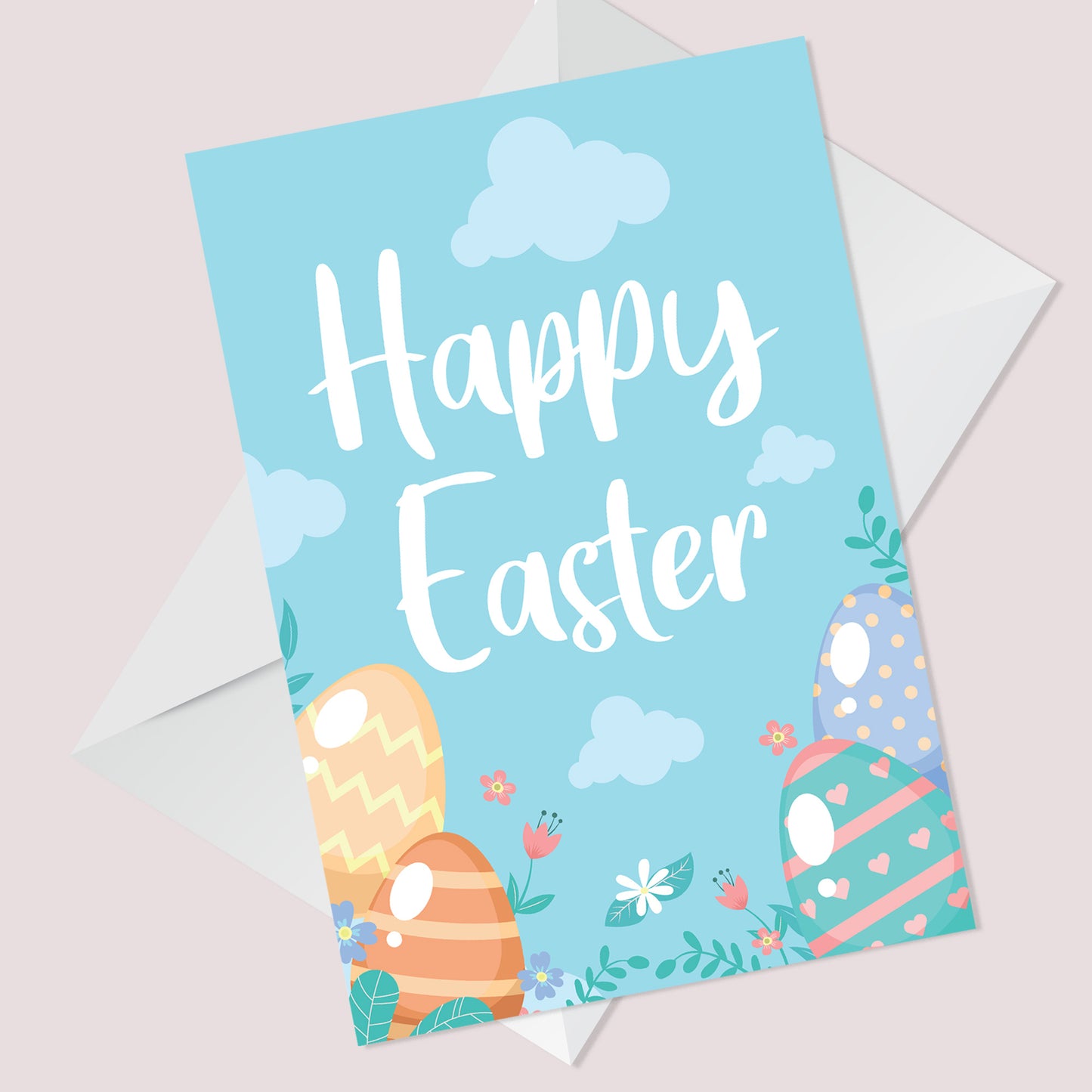 Happy Easter Card For Friends Family Son Daughter Teachers Kids