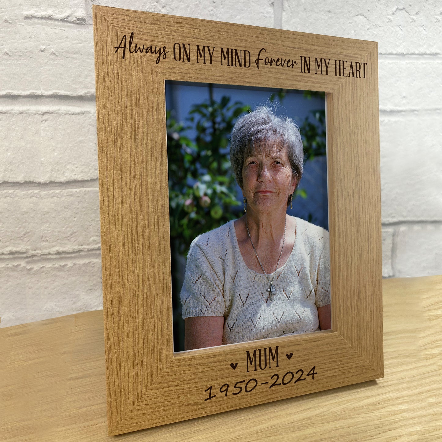 Mum Memorial Gift for Loss of Loved One Memorial Photo Frame 5x7