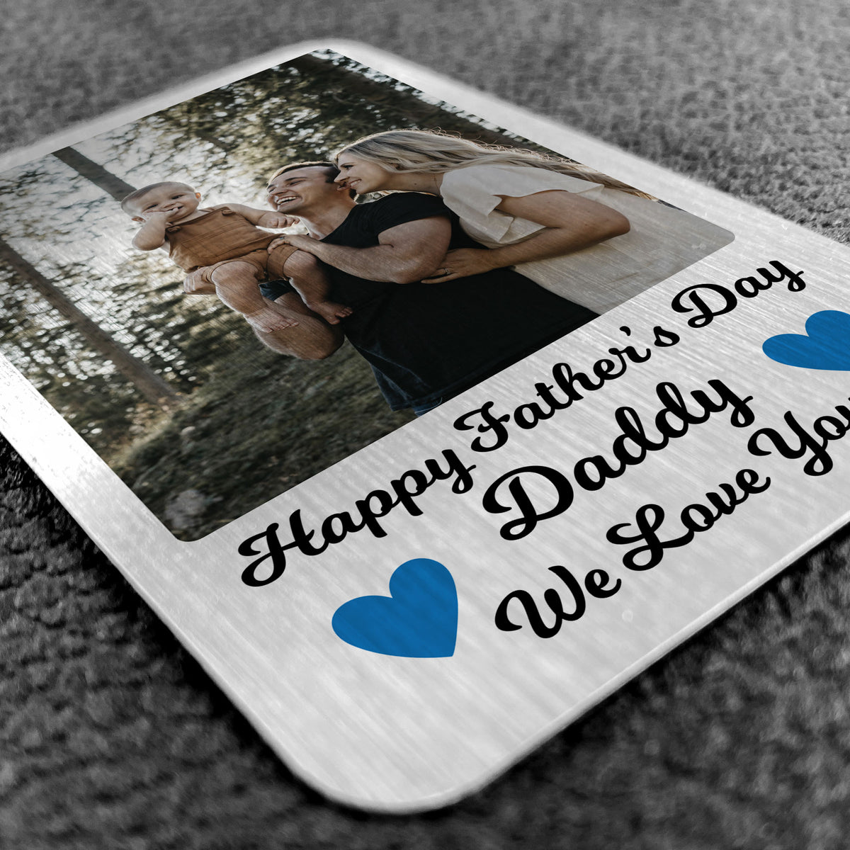 Fathers Day Gift For Dad Daddy From Daughter Son Photo Card