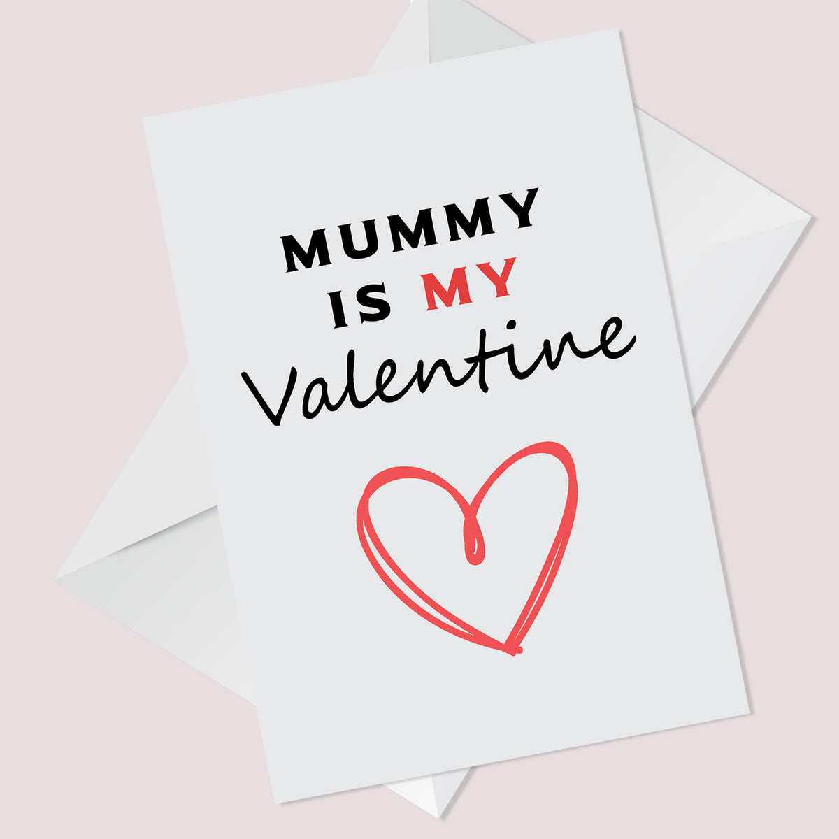 Valentines Day Card For Mummy From Daughter Son Mummy Valentines