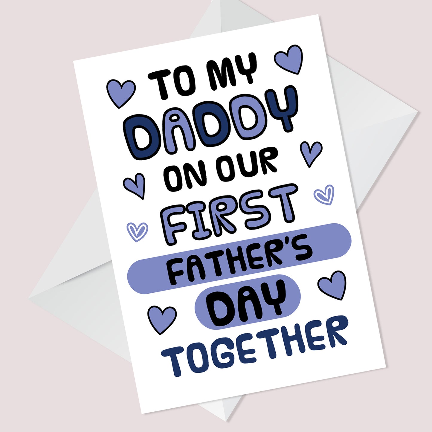1st Fathers Day Card For Daddy Fathers Day Card For New Daddy