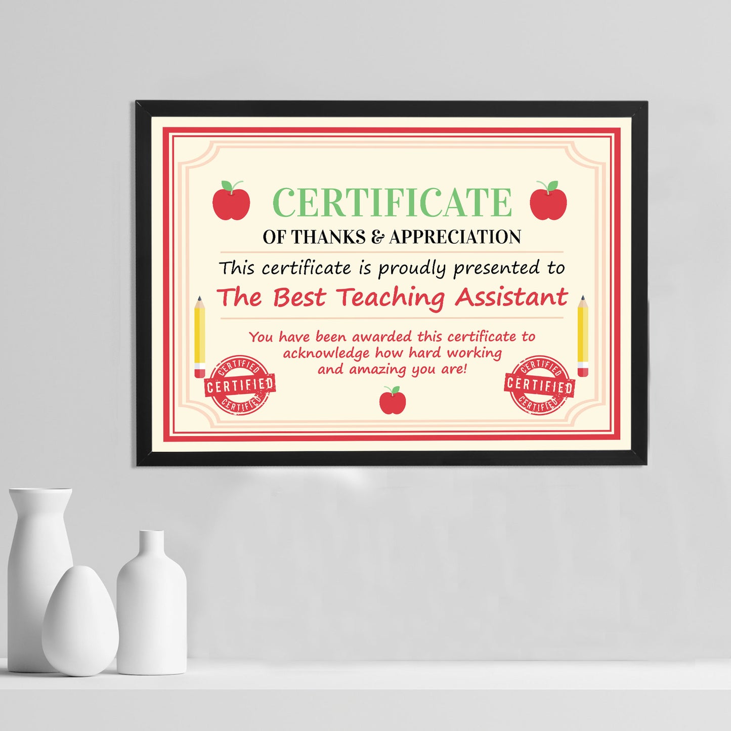 Gift For Best Teaching Assistant Leaving School Nursery Gift