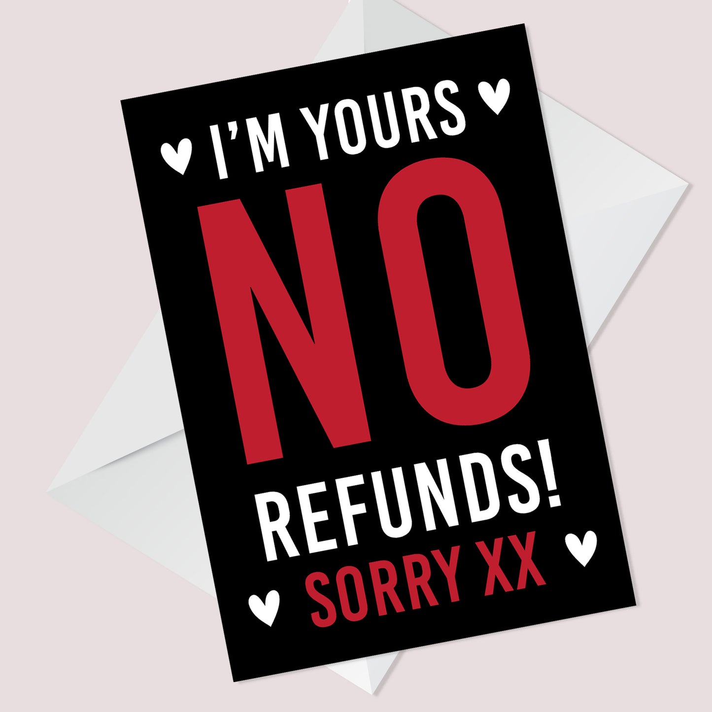 Funny Valentines Day Card I’m Yours Joke Card for Wife Husband