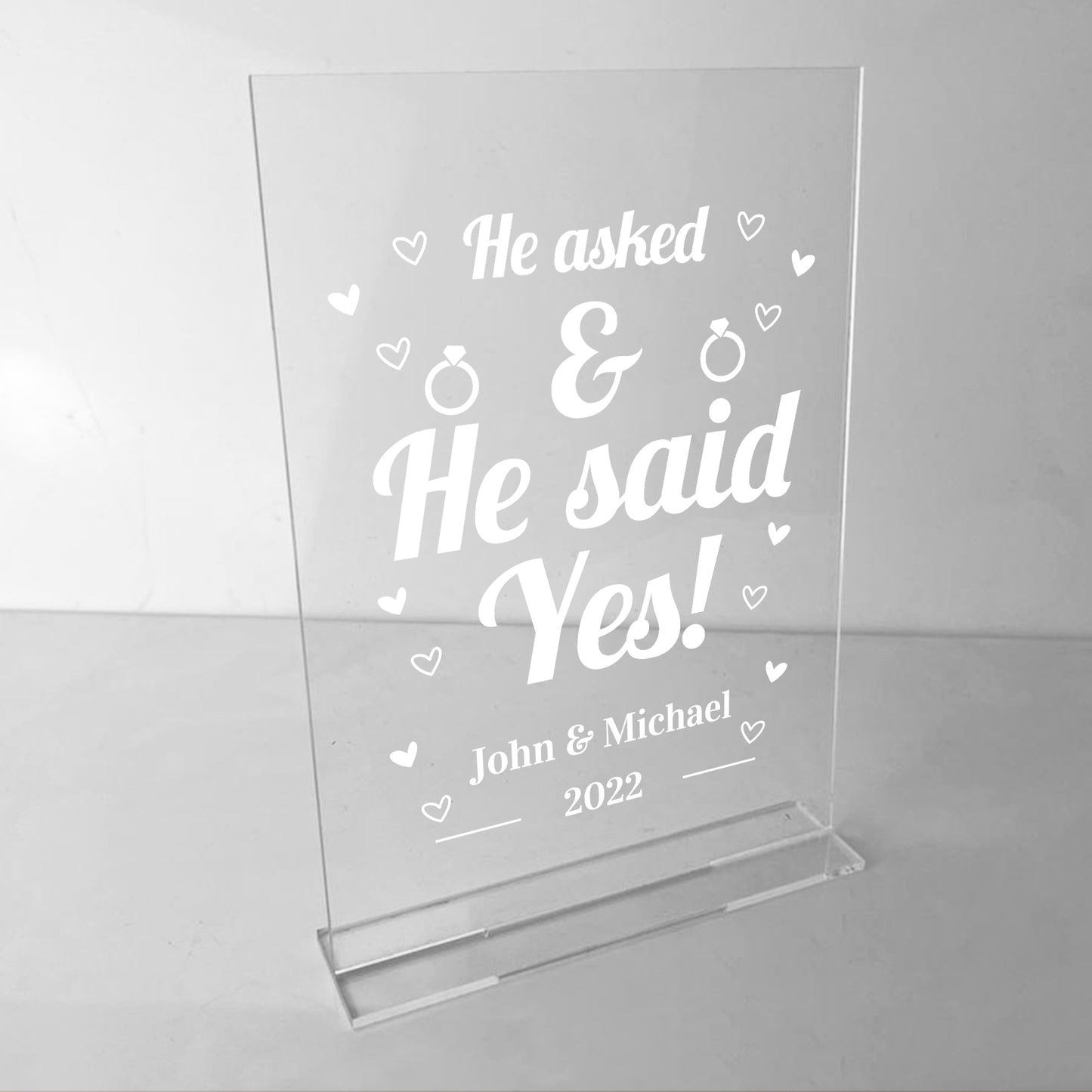 Engagement Gift For Gay Couples Him Her Friend Engagement Date