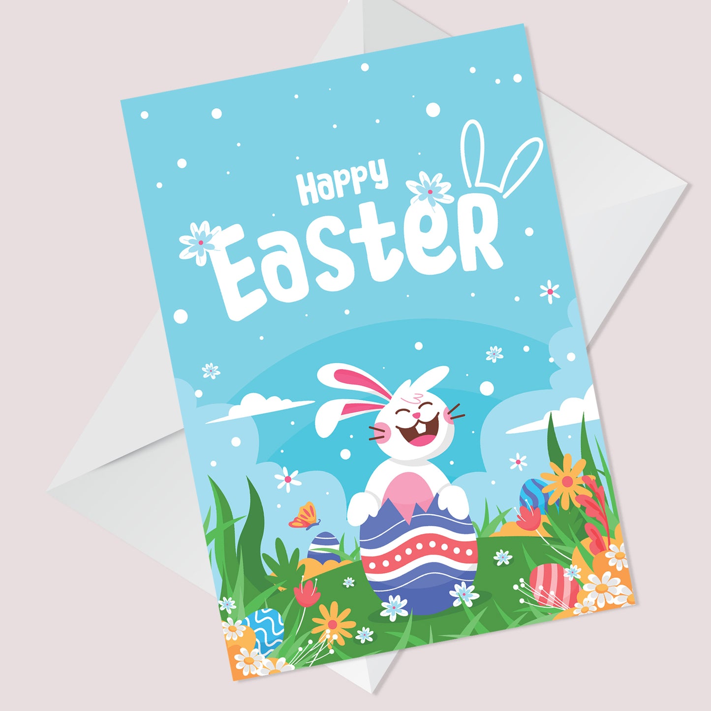 Happy Easter Card For Friends Family Easter Card For Kids