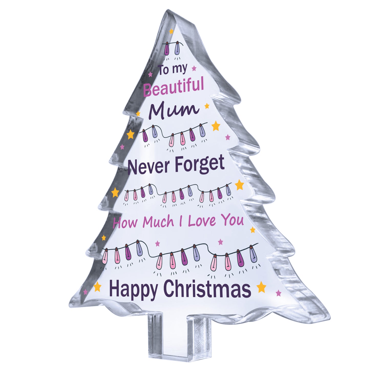 Gift For Mum Acrylic Plaque Mum Gifts Christmas From Daughter