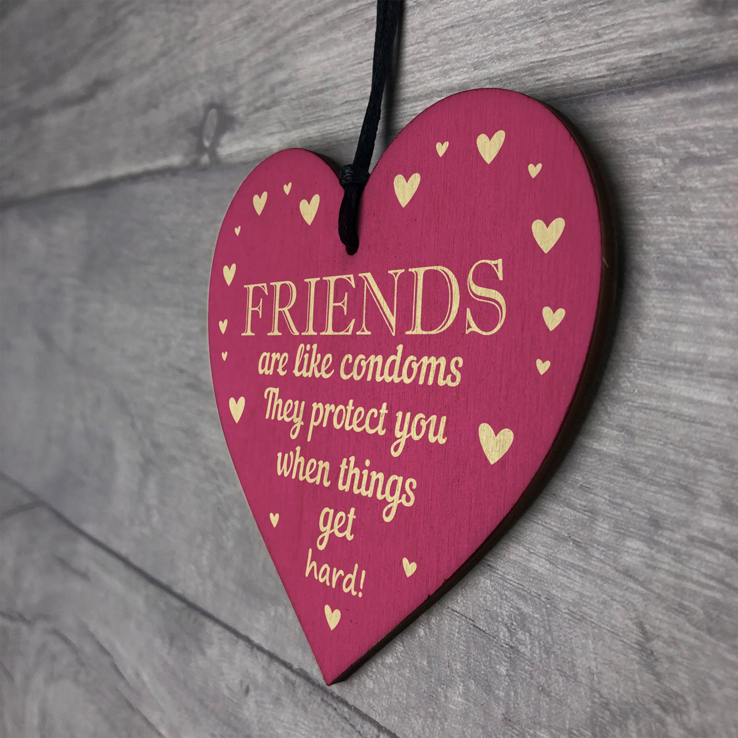 FUNNY HILARIOUS FRIENDSHIP SIGN Thank You Gift For Best Friend