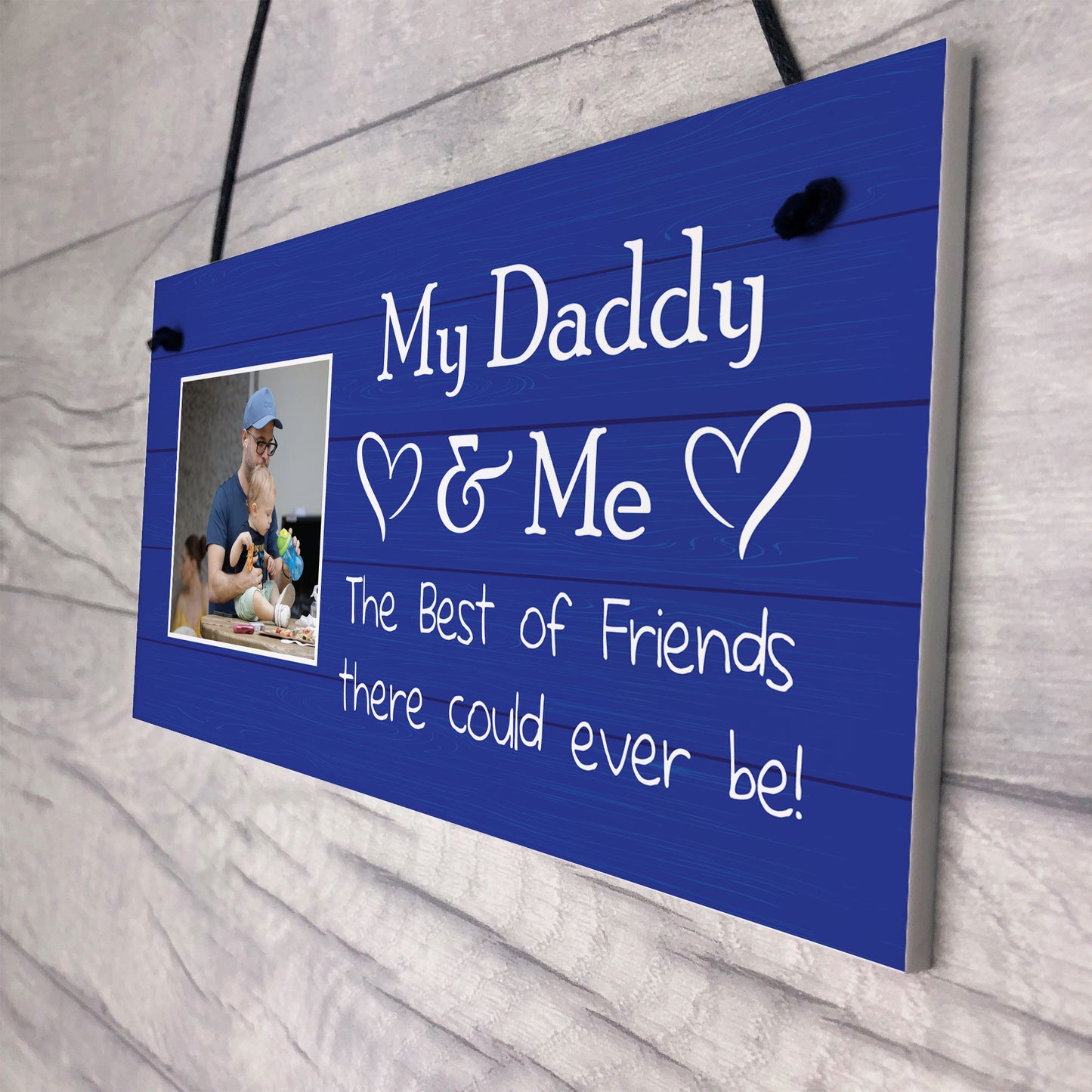 My Daddy And Me Plaque Gift For Daddy For Birthday Christmas