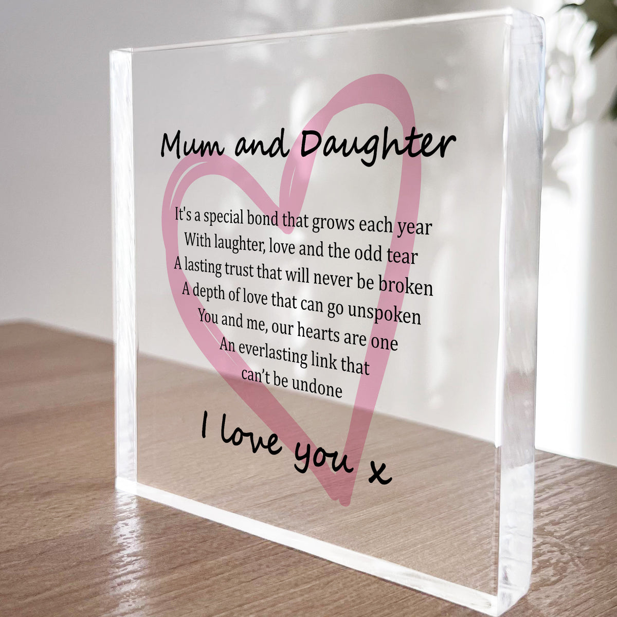 Mother & Daughter Gift Mum Gift From Daughter Gift For Daughter