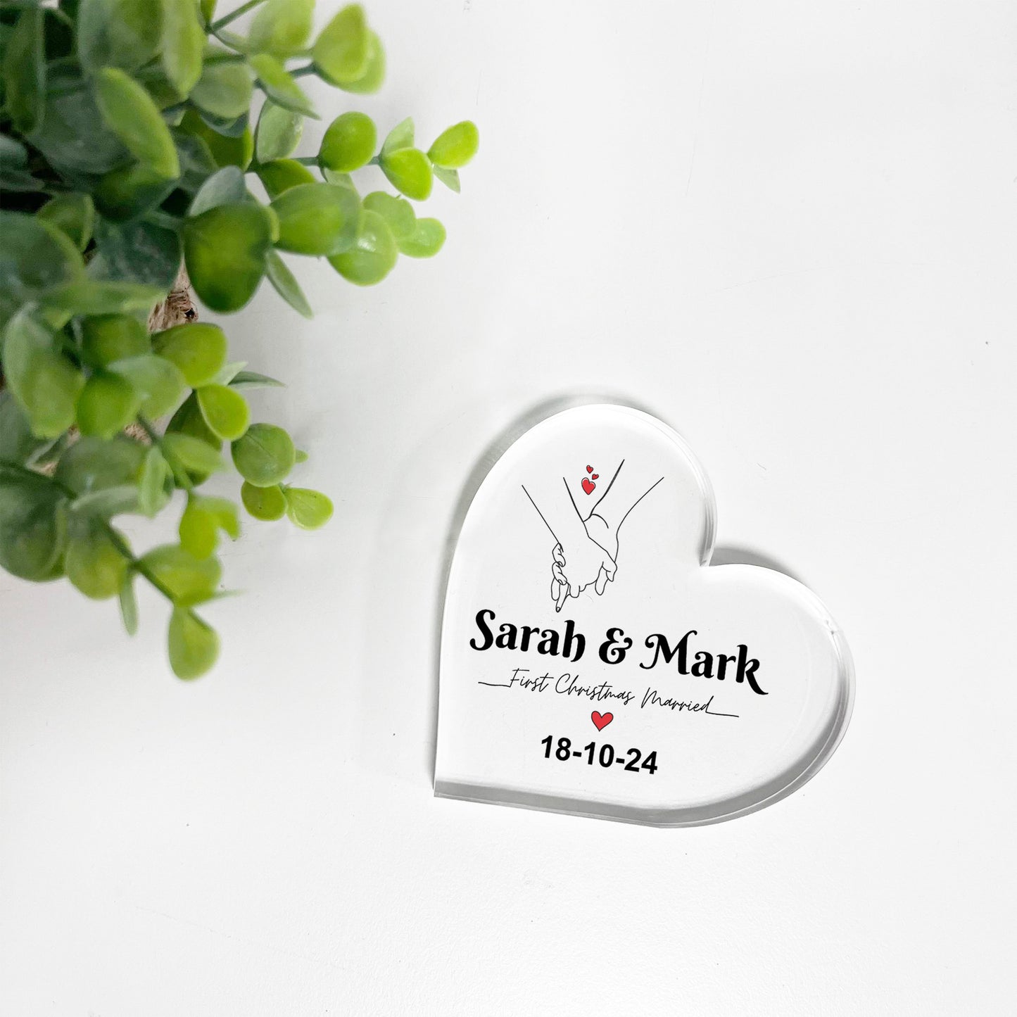 Personalised First Christmas Married Wedding Christmas Present