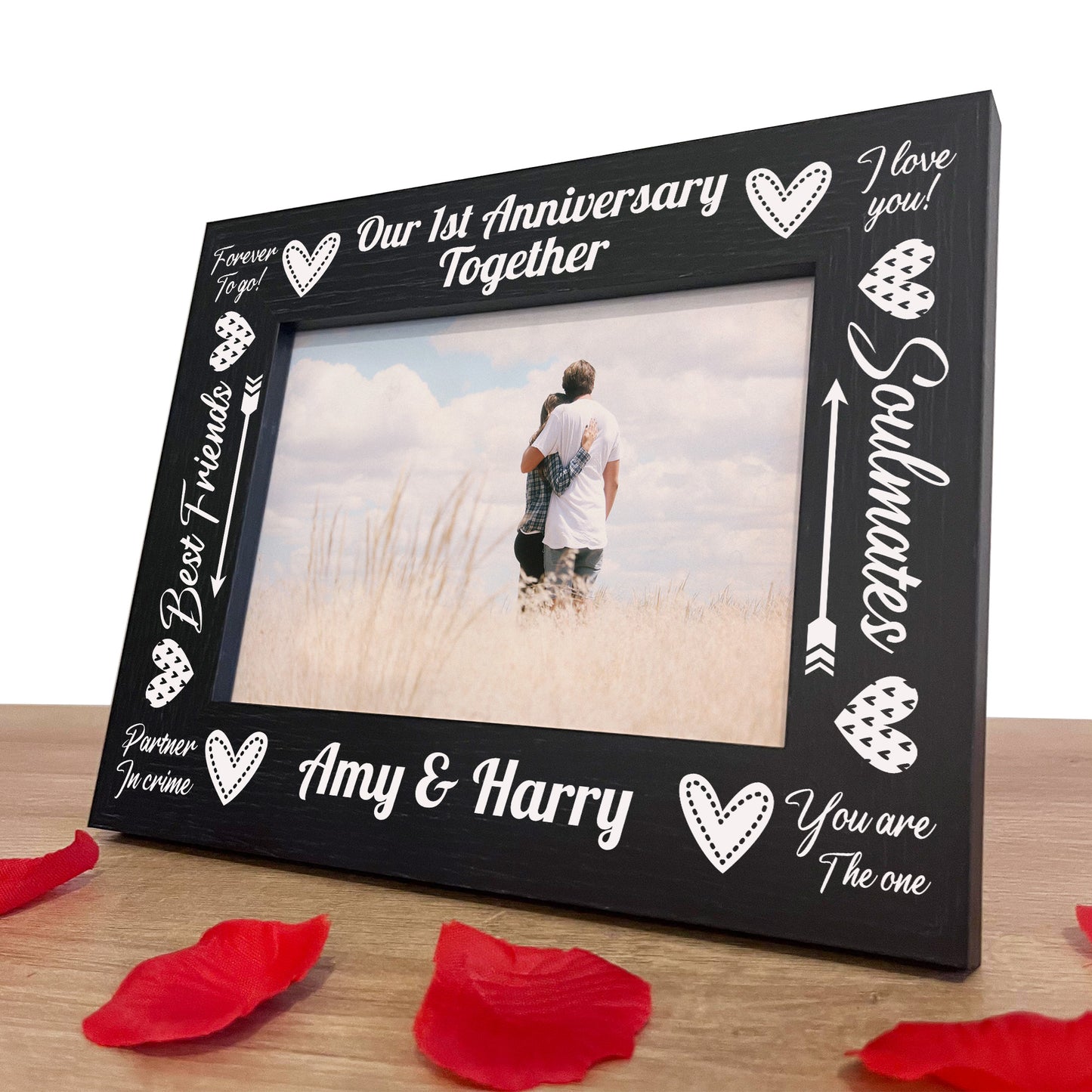 Our 1st First Anniversary Together 7x5 Frame Anniversary