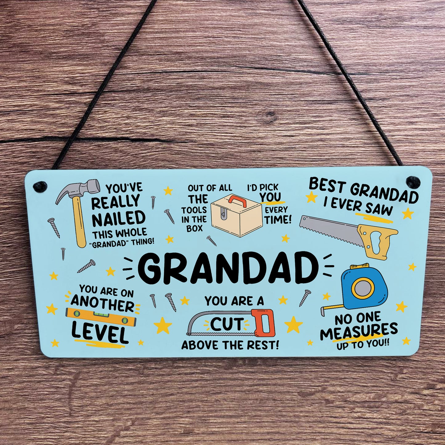 Fathers Day Birthday Gift For Grandad Funny Hammer Tools DIY