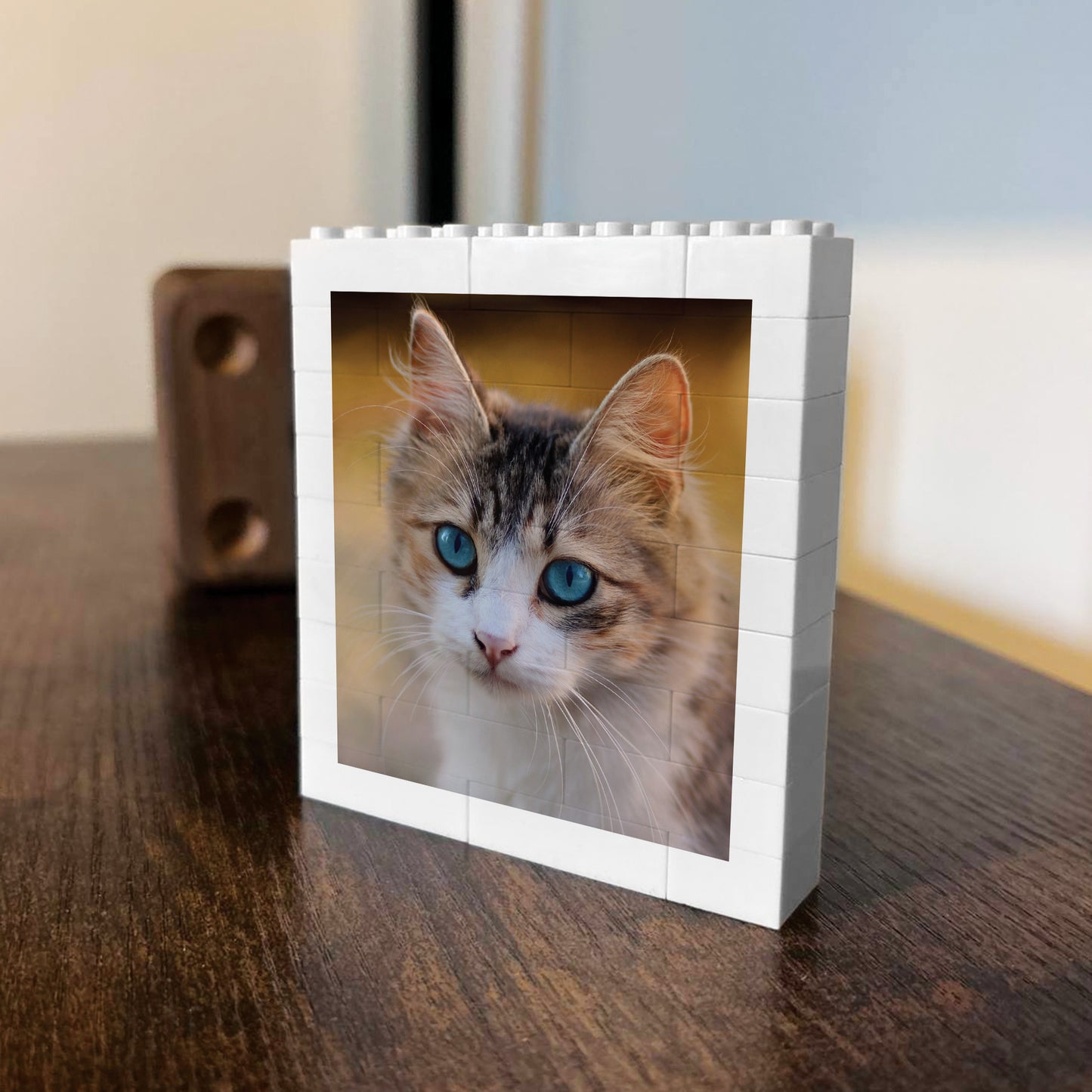 Personalised Cat Photo Plaque Cat Gifts For Cat Lover Block