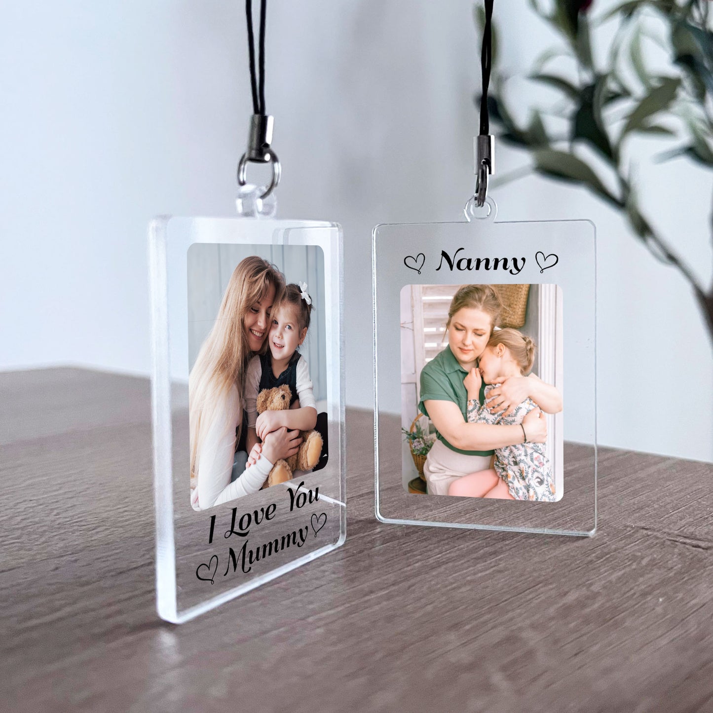 Nanny Keyring Gifts Personalised Custom Photo Acrylic Keychain