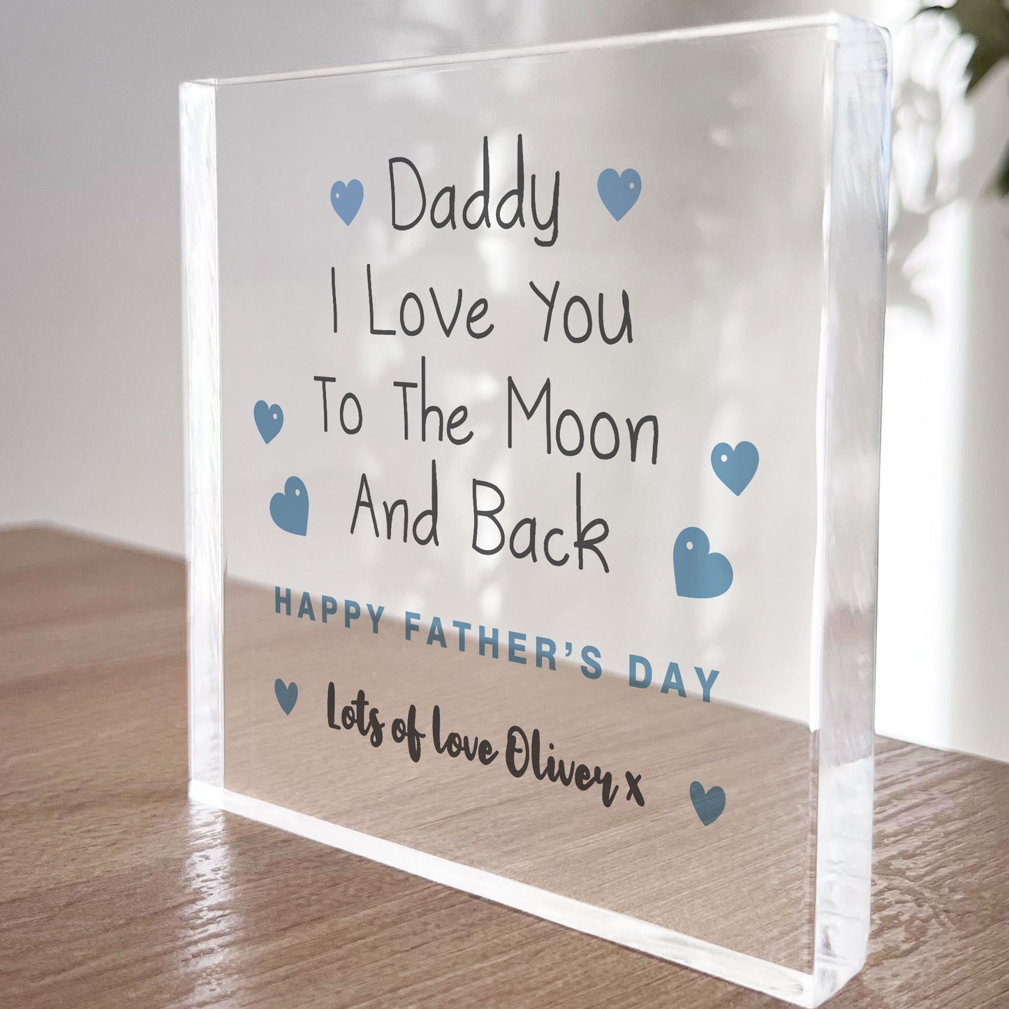 Cute Fathers Day Gift For Daddy From Daughter Son Personalised