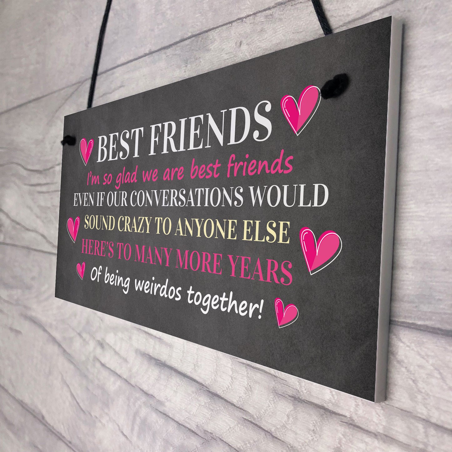 Best Friend Plaque Friendship Gift For Best Friend Miss You