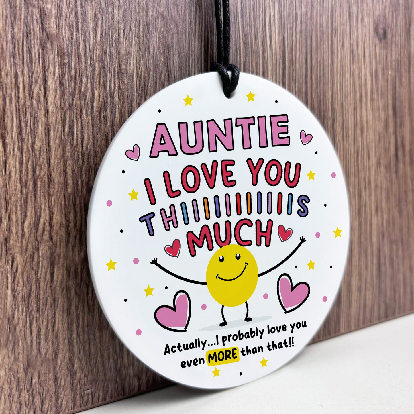 Gift For Best Auntie I Love You This Much Auntie Birthday Gift