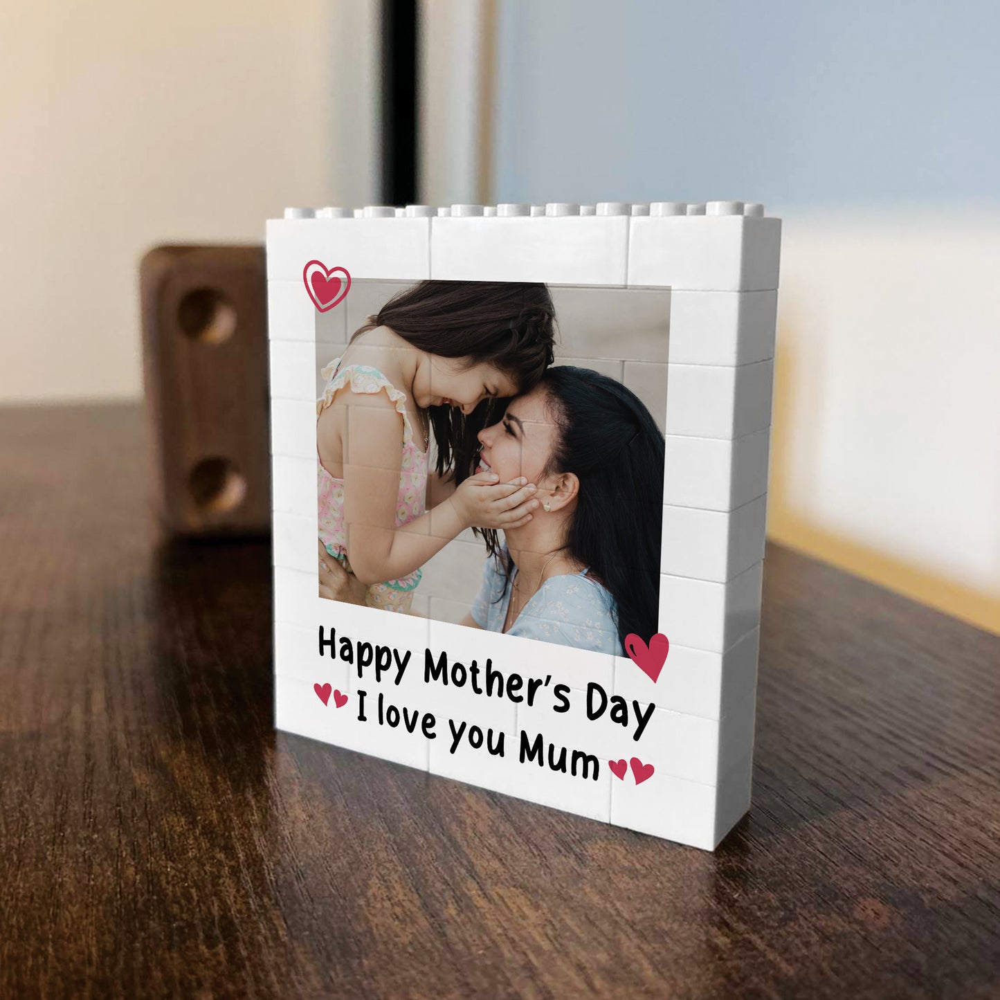 Happy Mothers Day Personalised Gift For Mum Building Block Gift