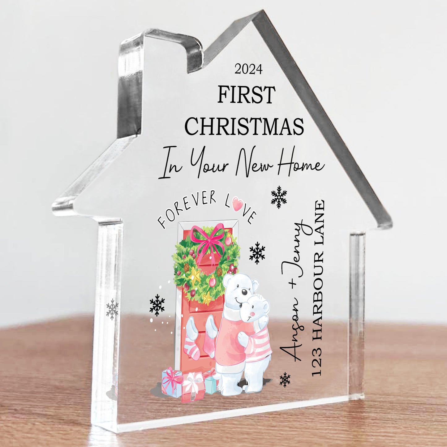 1st Christmas In Your New Home Personalised House Warming Gifts