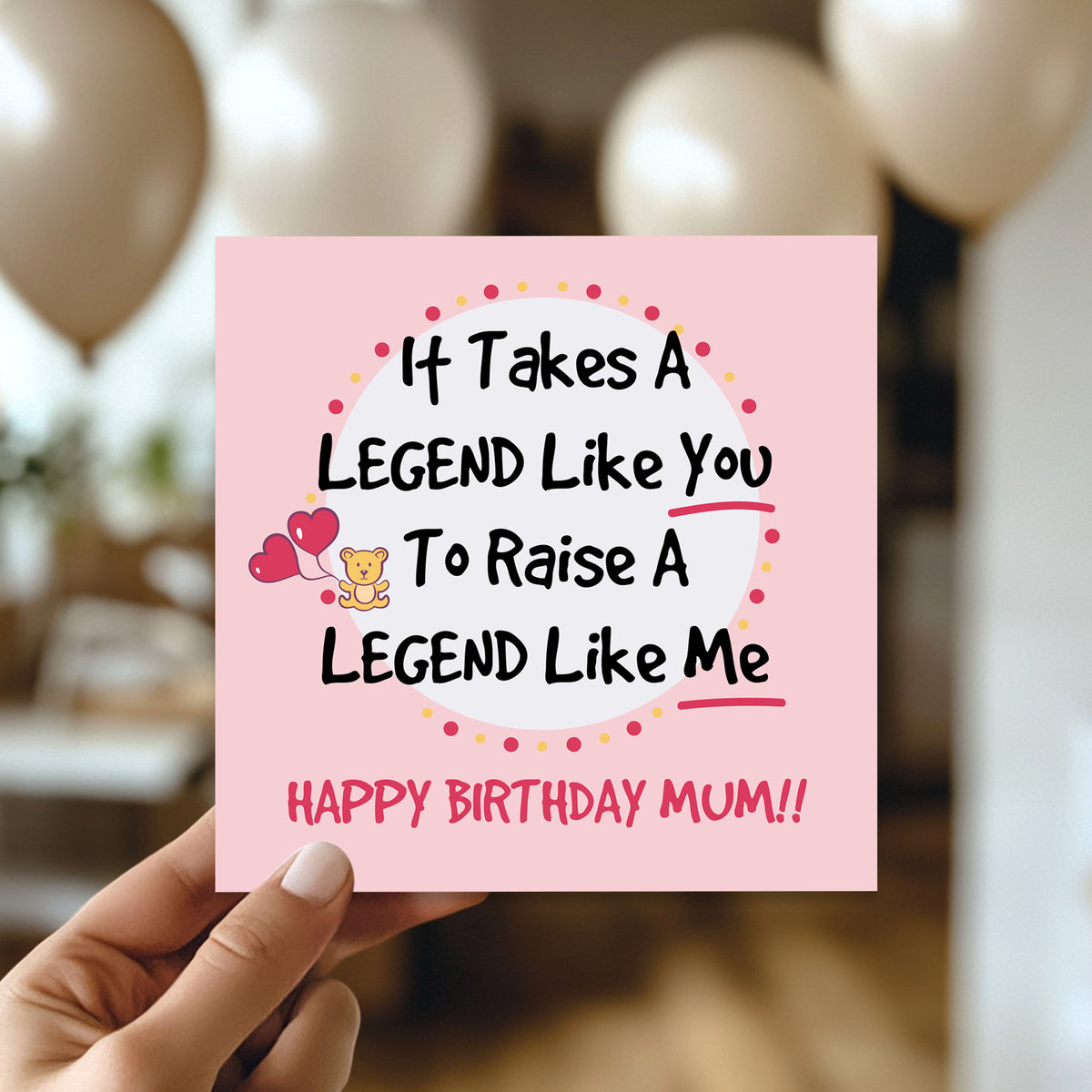 Funny Mum Birthday Card Joke Birthday Card Mum Birthday Cards