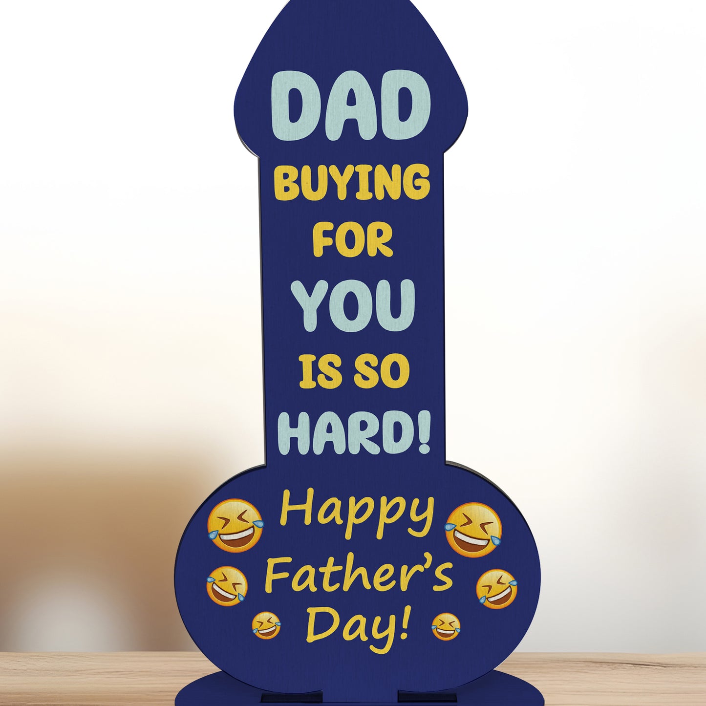 Dad Gift Fathers Day Wood Plaque Novelty Joke Gift For Dad Funny