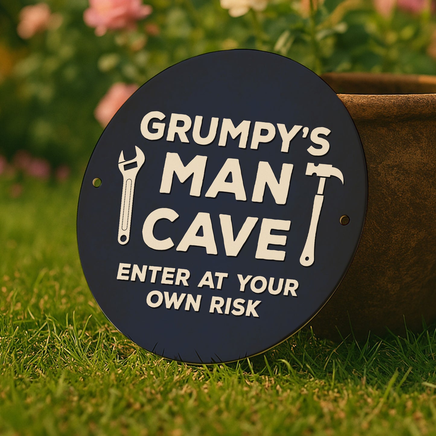 Funny Gift For Grandad Dad Birthday Fathers Day Grumpys Man Cave