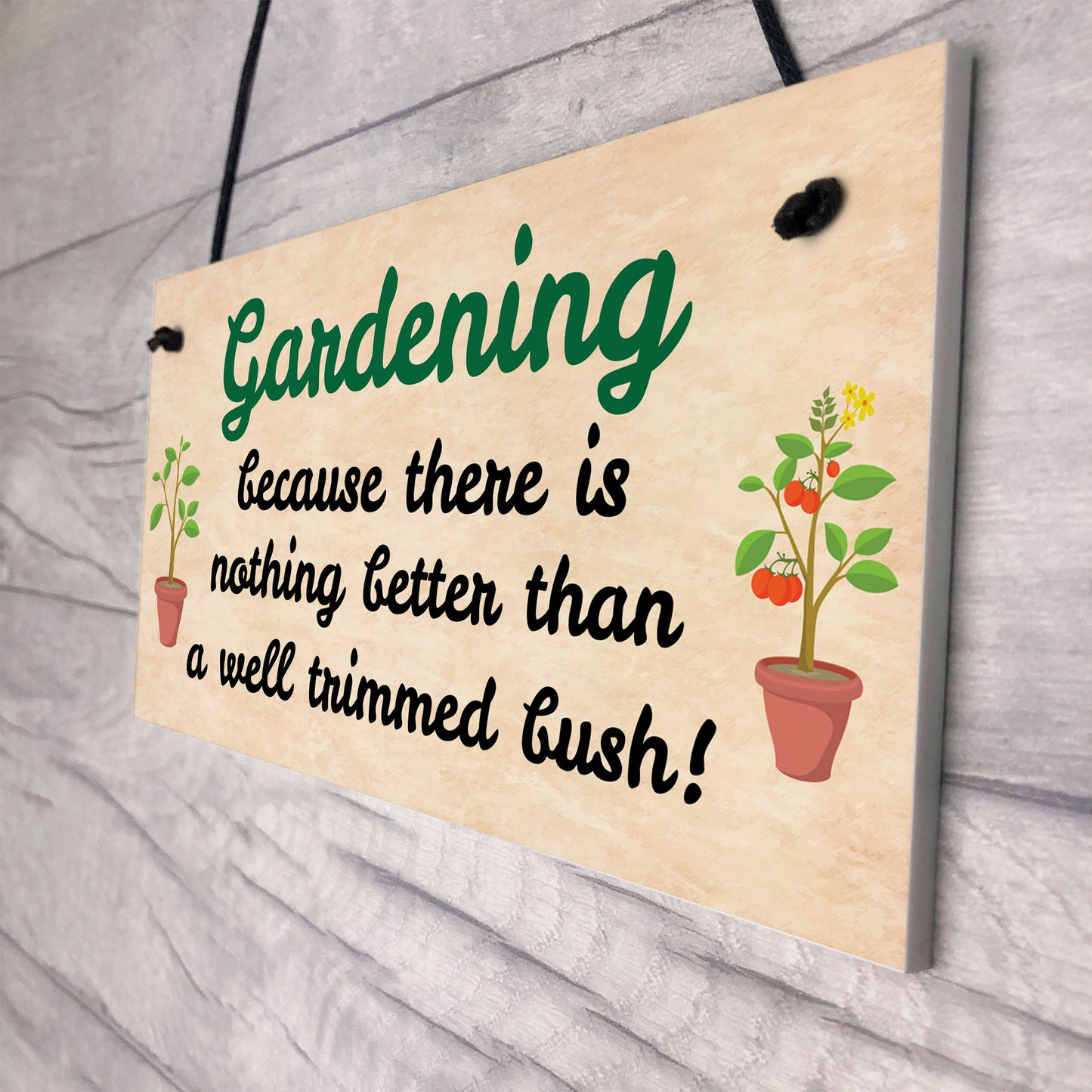 FUNNY GARDEN SIGN FOR HOME Wall Door Sign Gift For Gardener