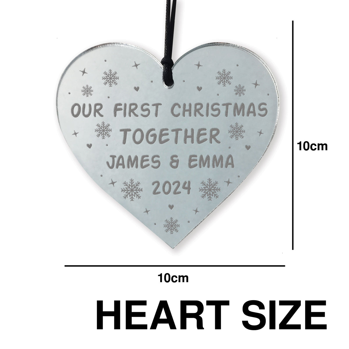 Personalised First Christmas Boyfriend Girlfriend 1st Christmas