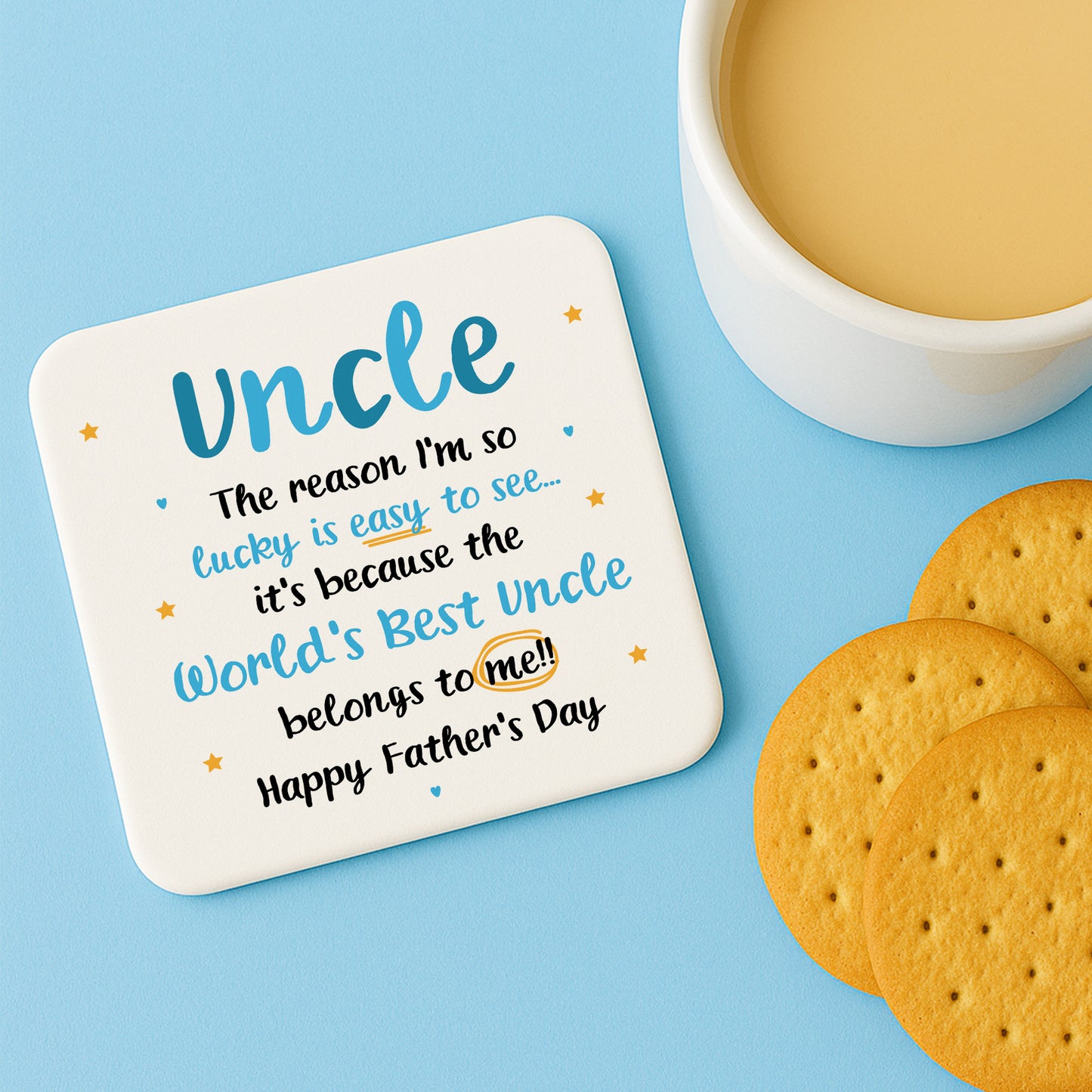 Gifts For Uncle UNCLE COASTER Uncle Birthday Gift For Christmas