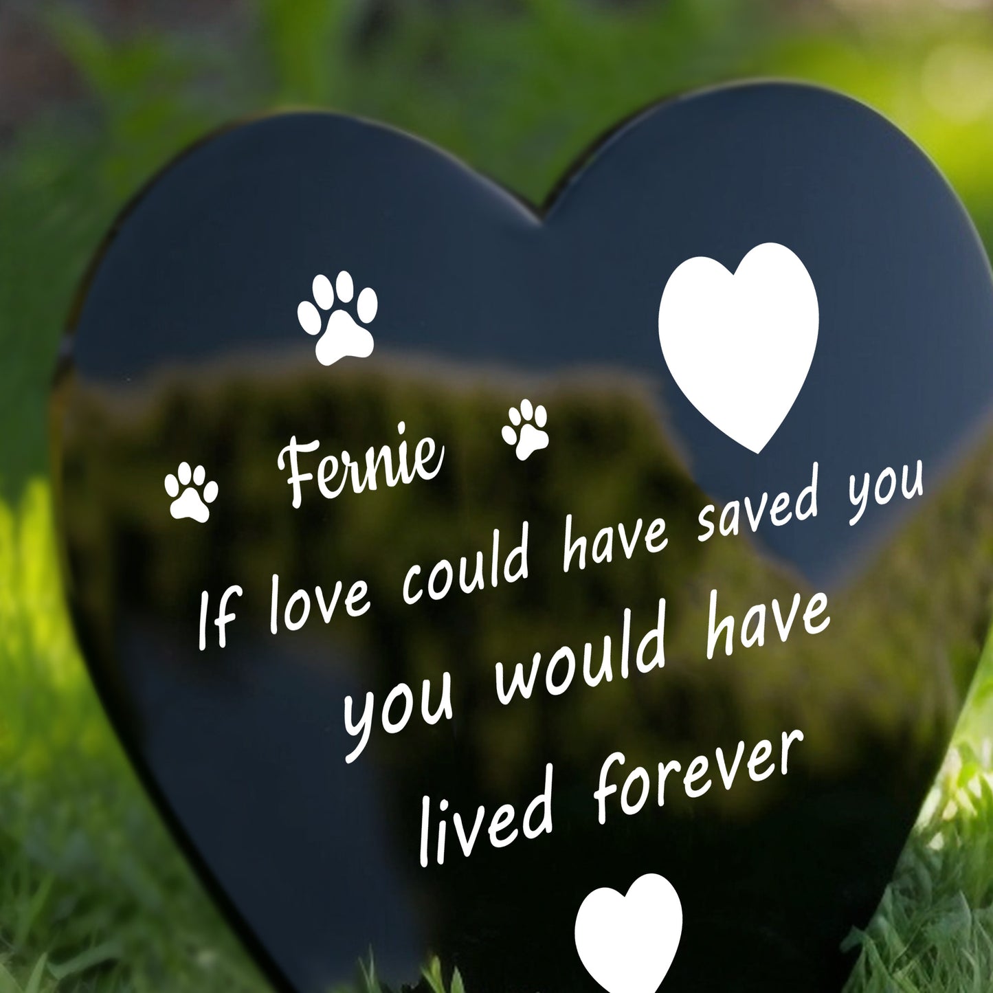 Personalised Pet Loss Memorial Stake For Grave Garden Memorial