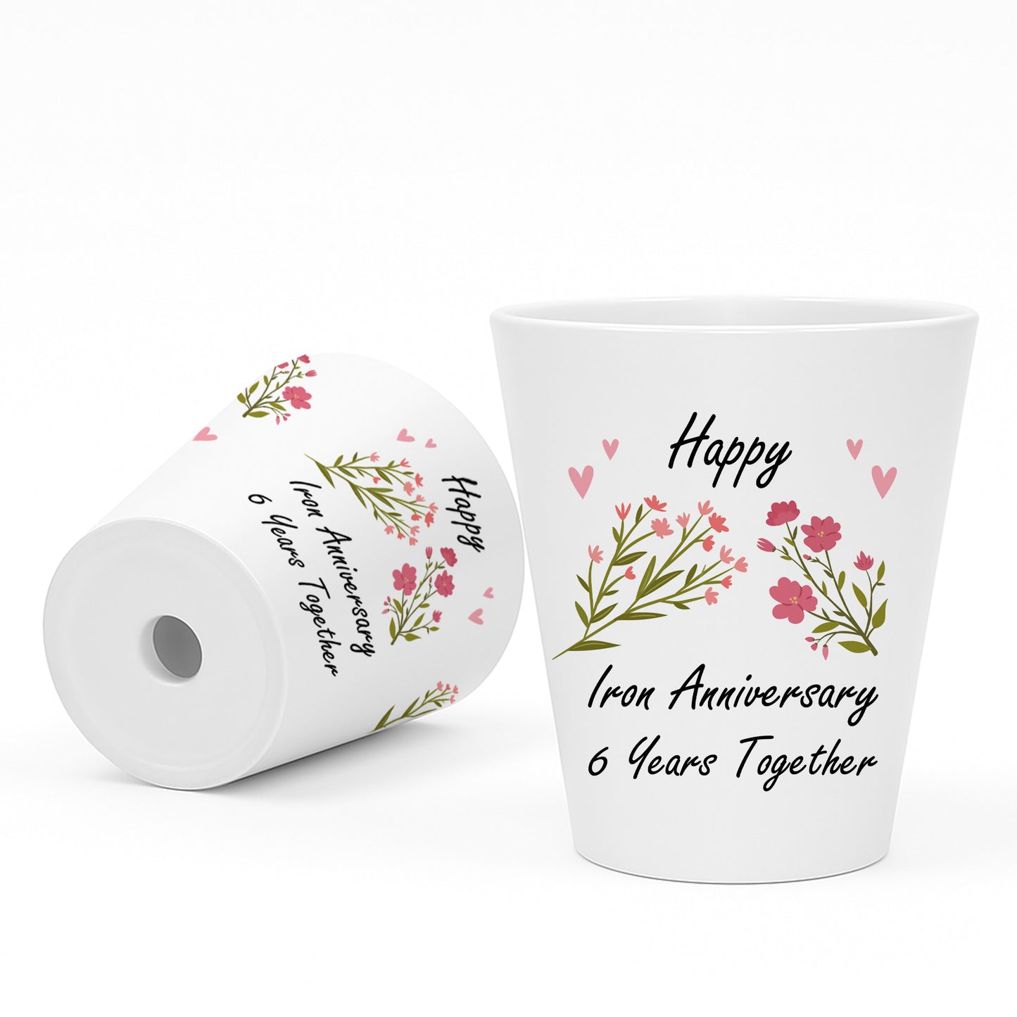 6th Wedding Anniversary Gifts For Wife Couple Gift Plant Pot
