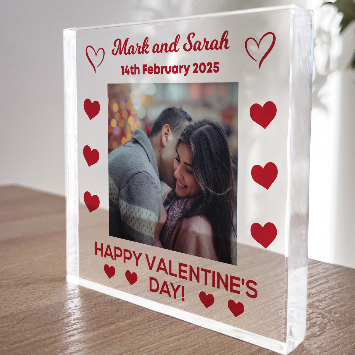 Happy Valentines Day Gift For Couple Personalised Boyfriend Gift