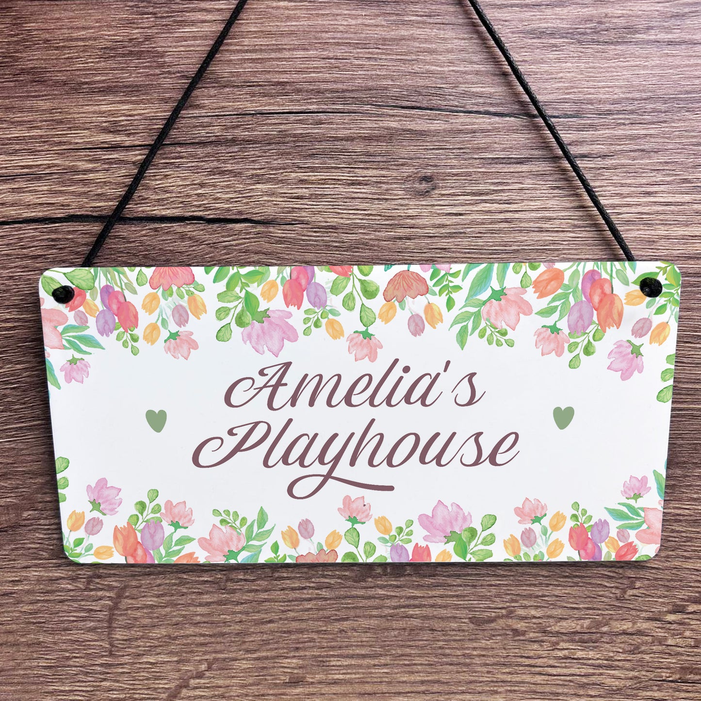 Personalised Child's Playhouse Sign For Outdoor Gift For Kids