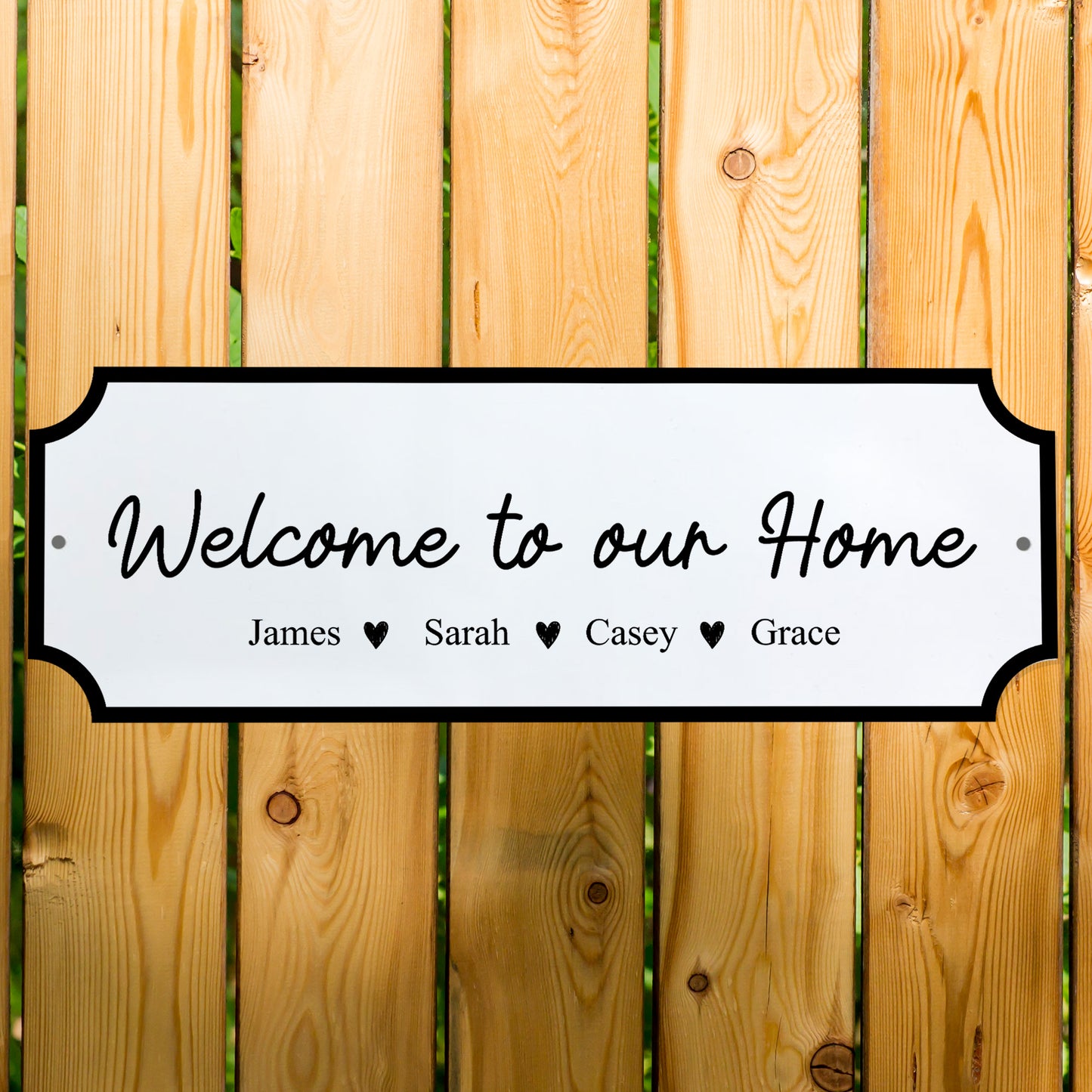 Welcome To Our Home Personalised Sign New Home House Warming
