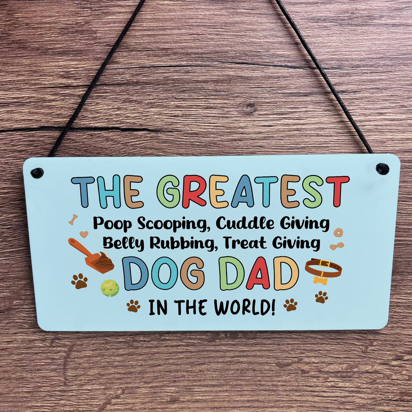 Funny Fathers Day Birthday Gift For The Greatest Dog Dad Gift