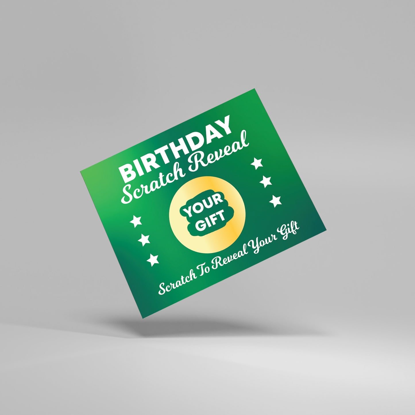Birthday Scratch Card Personalised Gift Reveal For Men Boys Son