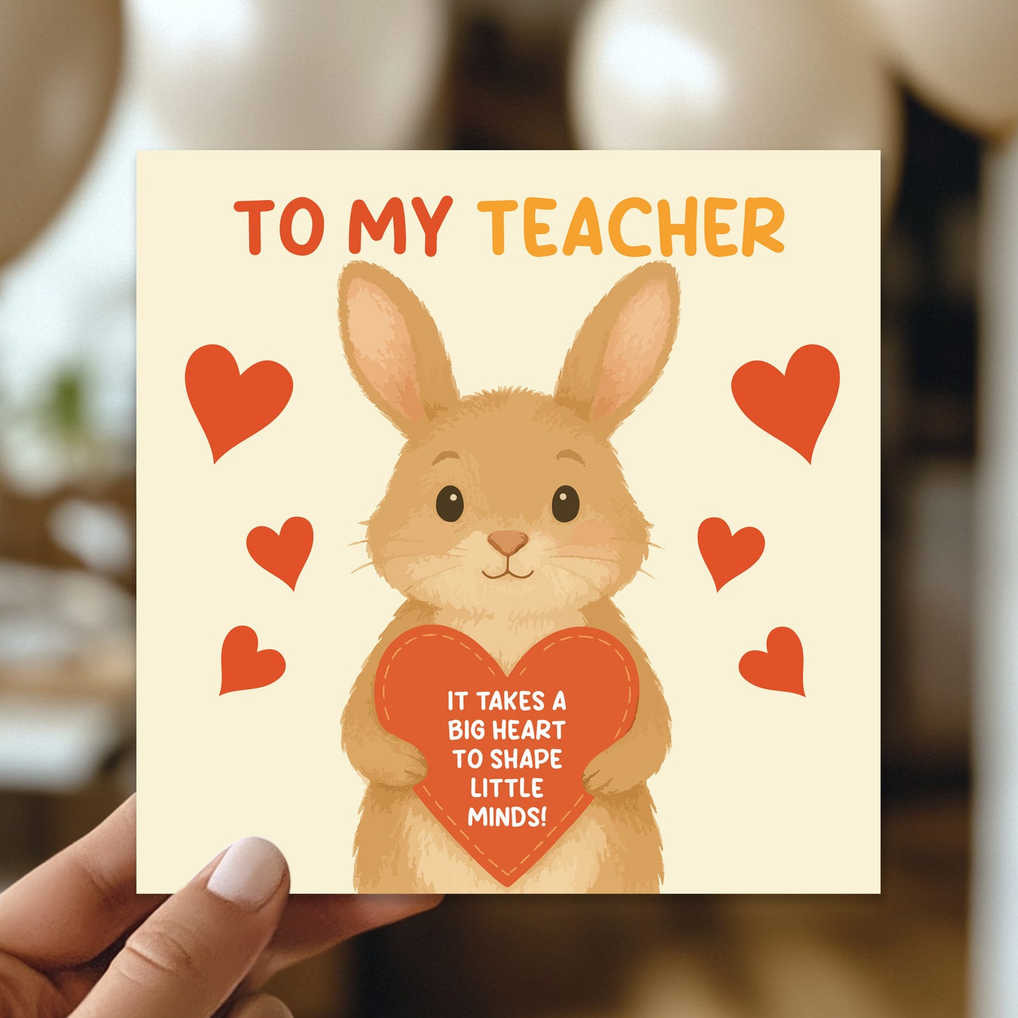 Thank You Card For Teacher Cute Nursery Teacher Leaving School