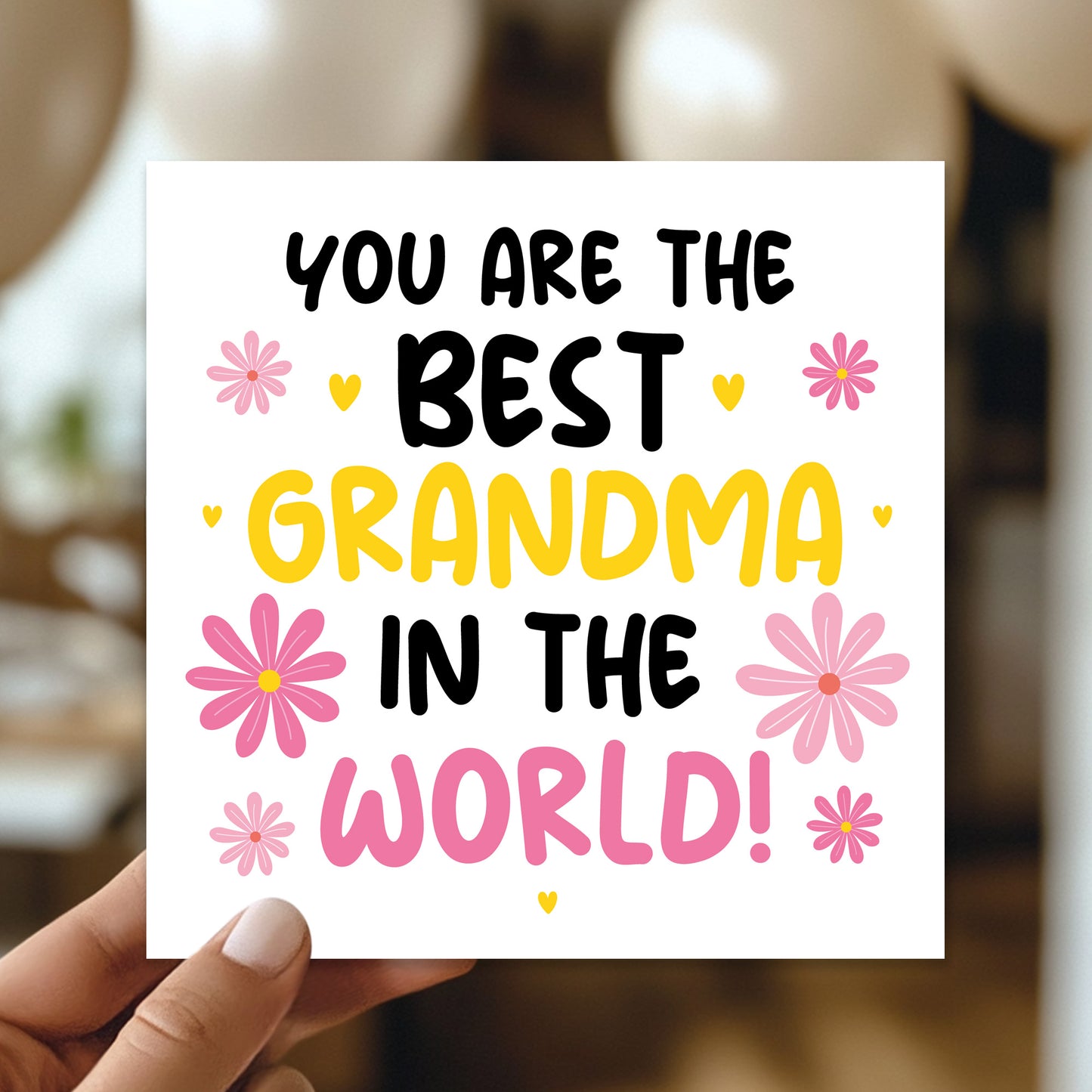 Card For Grandma Birthday Christmas Grandma Card From Grandchild