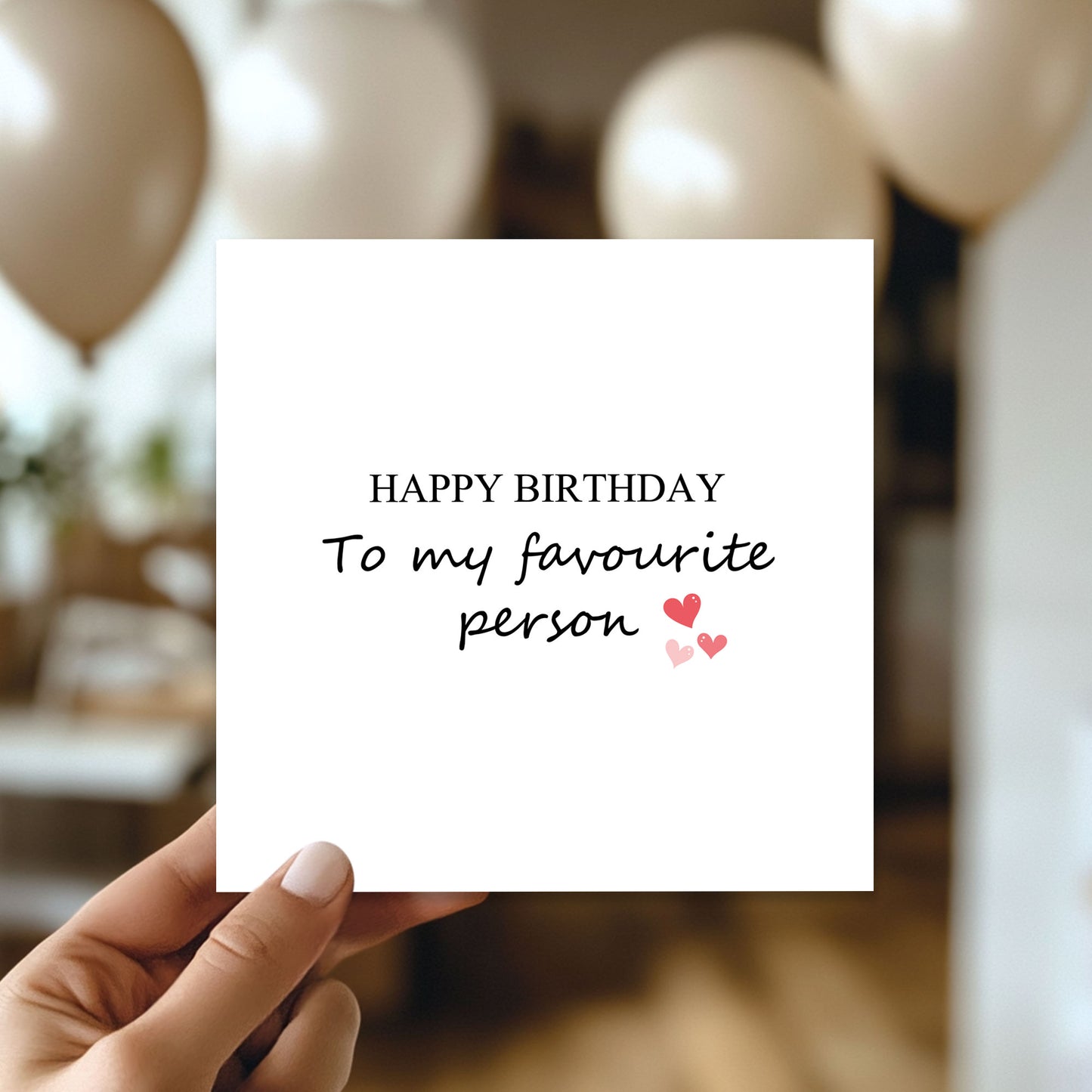 Happy Birthday Card For Favourite Person Boyfriend Card Cute