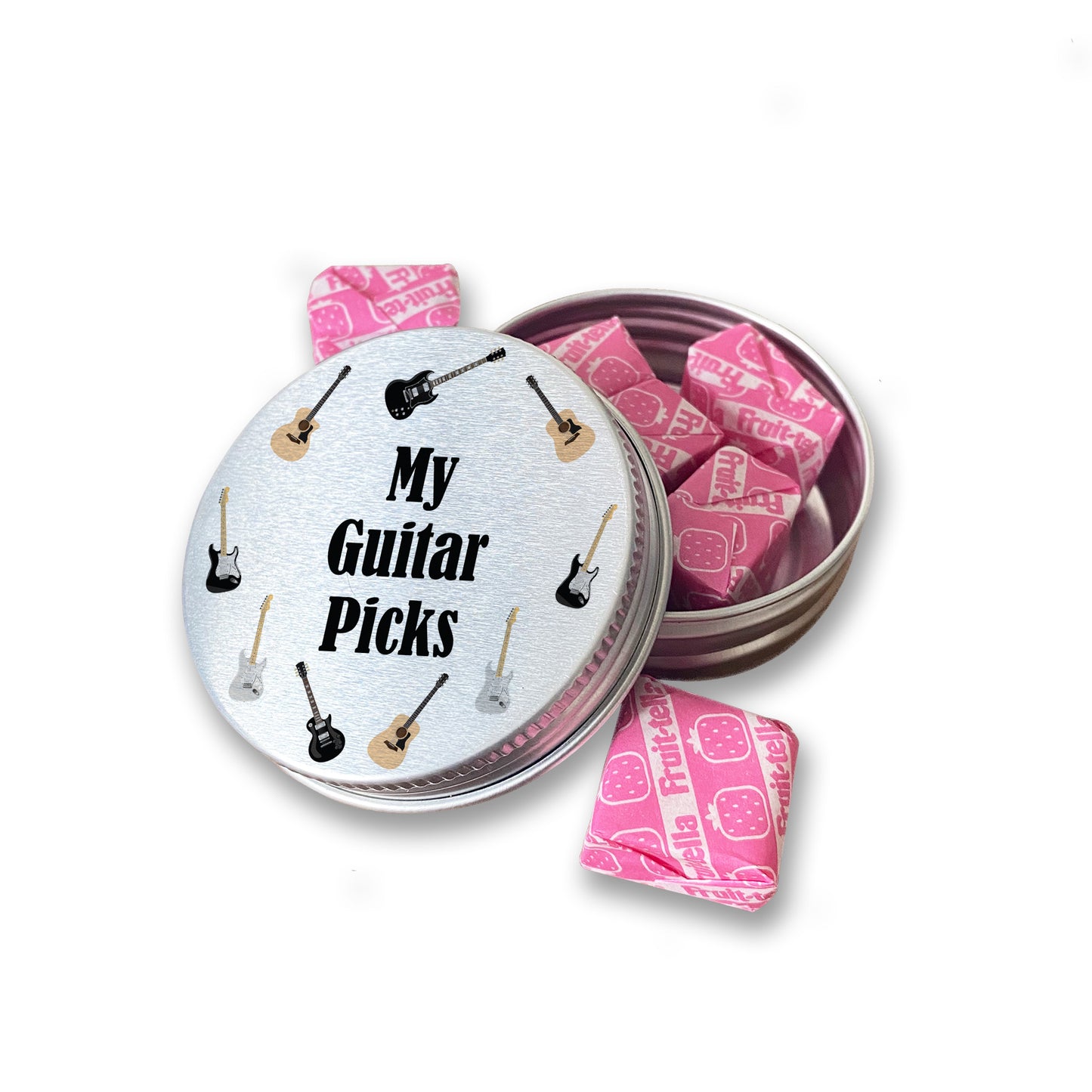 Guitar Pick Tin Novelty Guitar Accessories For Guitarist