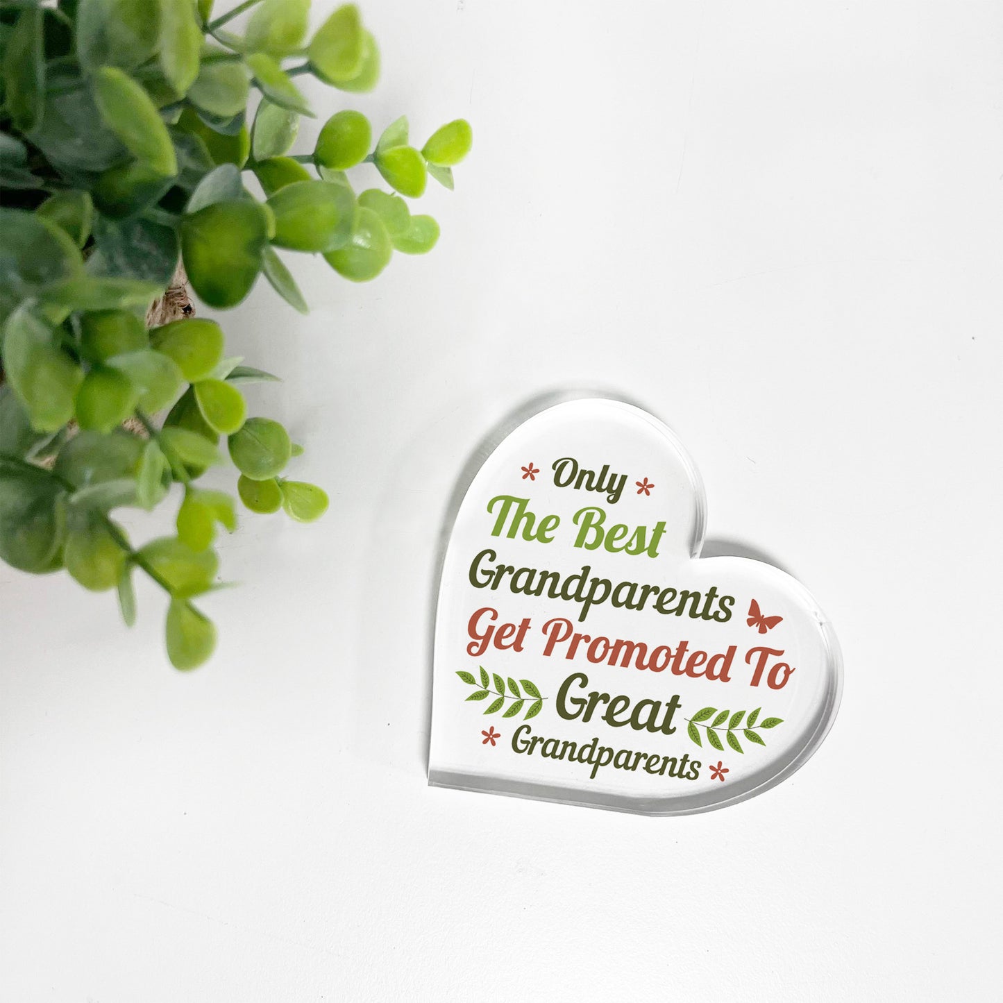 Nanny and Grandad Gift Acrylic Plaque Great Grandparent Gifts
