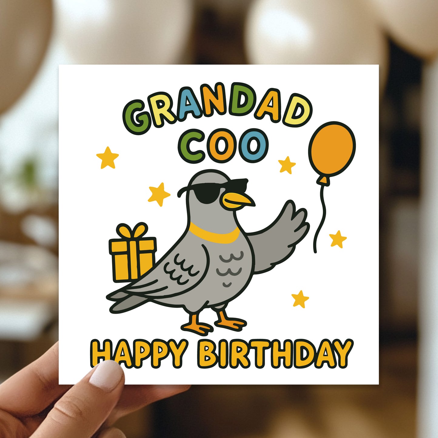 Funny Card For Grandad For Birthday GRANDAD COO Card