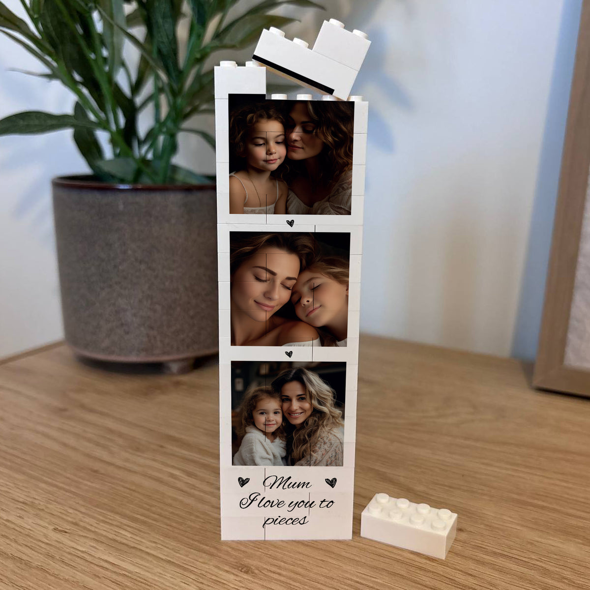 Personalised Mum Photo Collage I Love You To Pieces Mum
