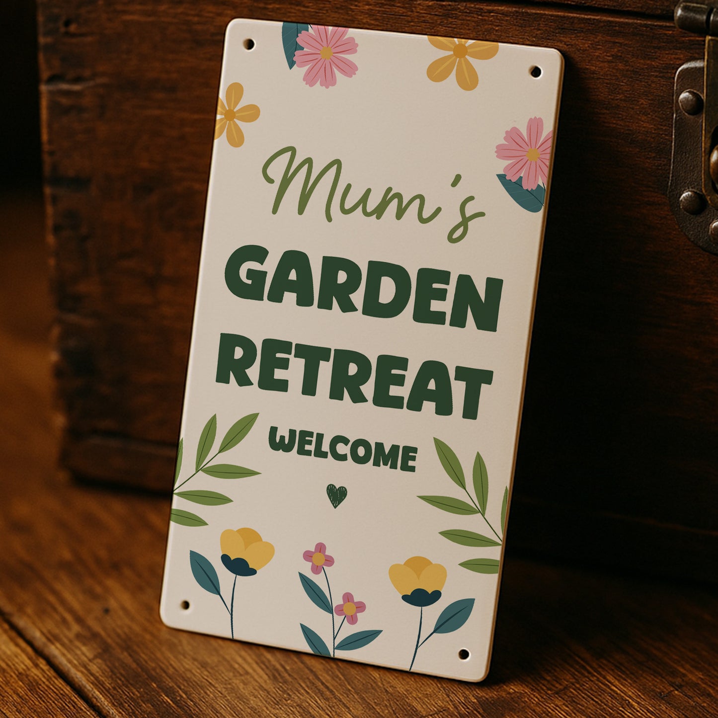 Personalised Garden Sign For Outside Garden Retreat Welcome Sign