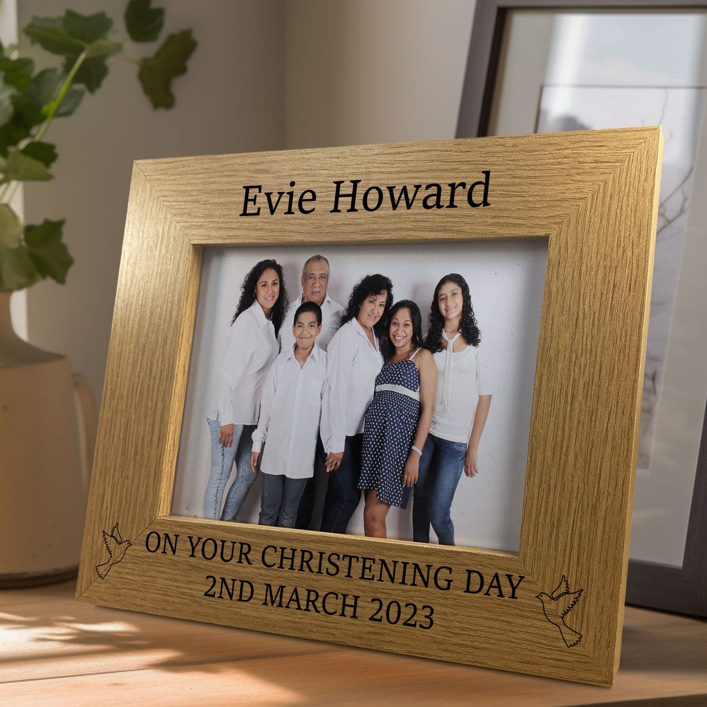 Personalised Christening Gift Photo Frame Gift For Son Daughter