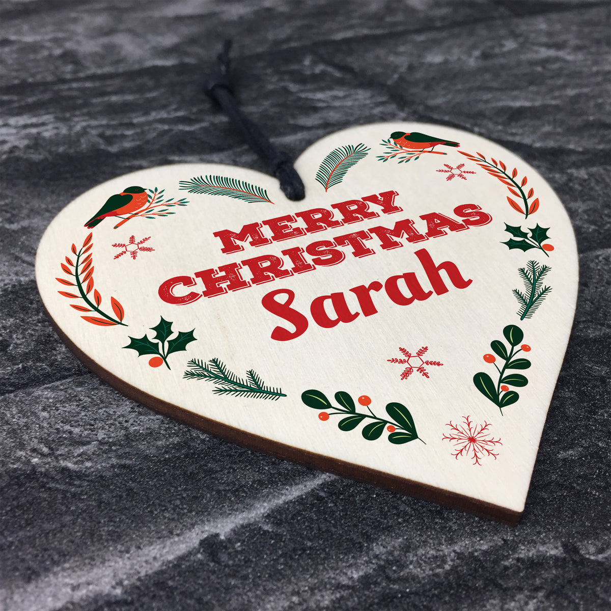 Merry Christmas Personalised Friends Family Colleagues Gift