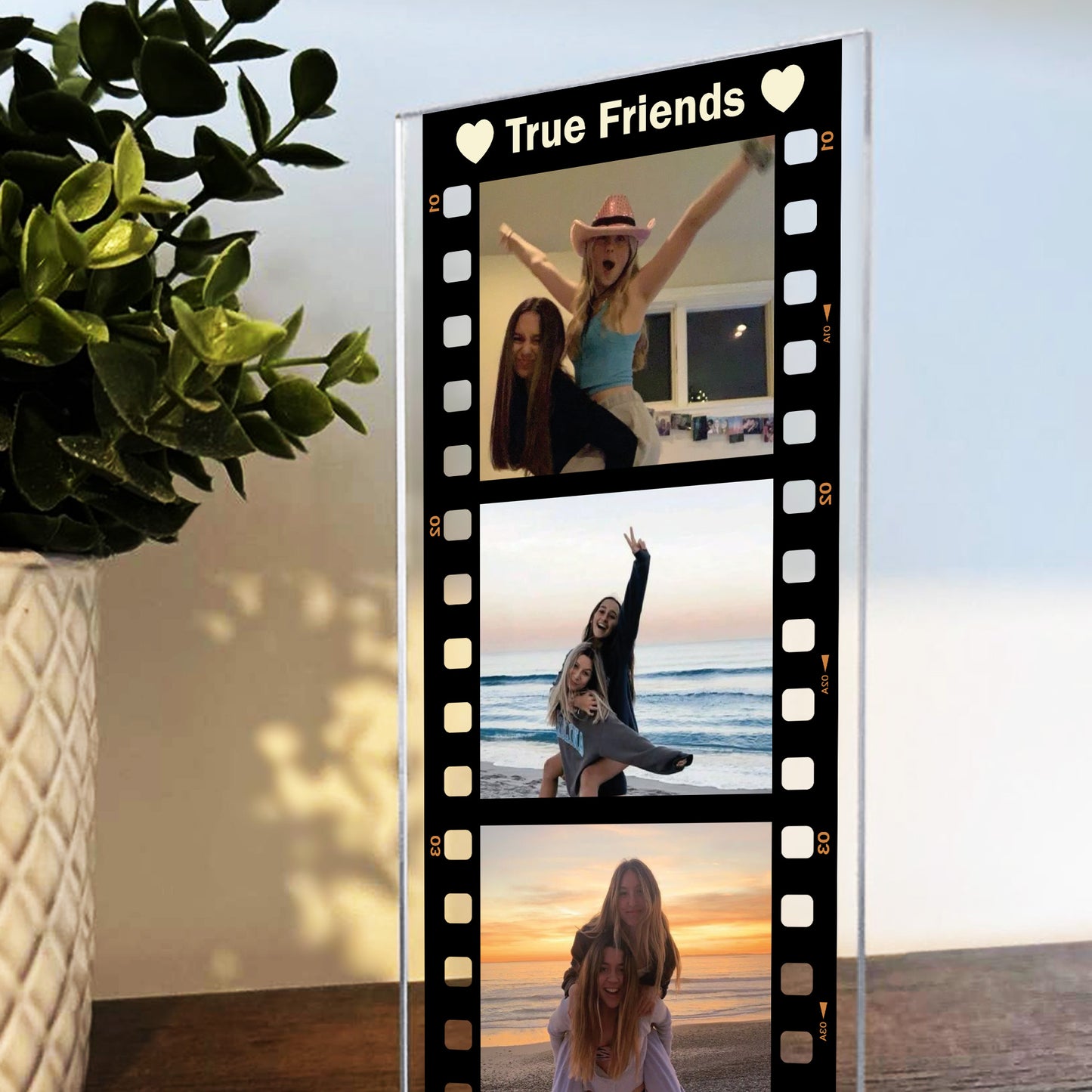 True Friends Plaque Best Friend Sign Friendship Gift Photo Sign