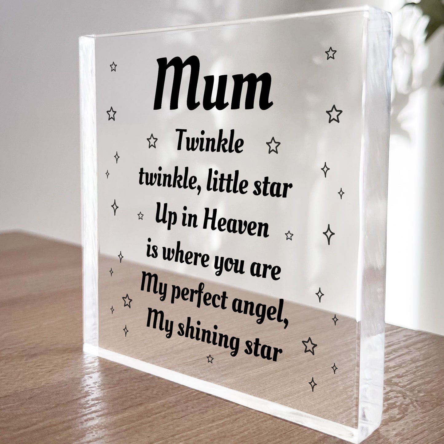 Mum Memorial Plaque For Mothers Day Birthday In Memory Plaque